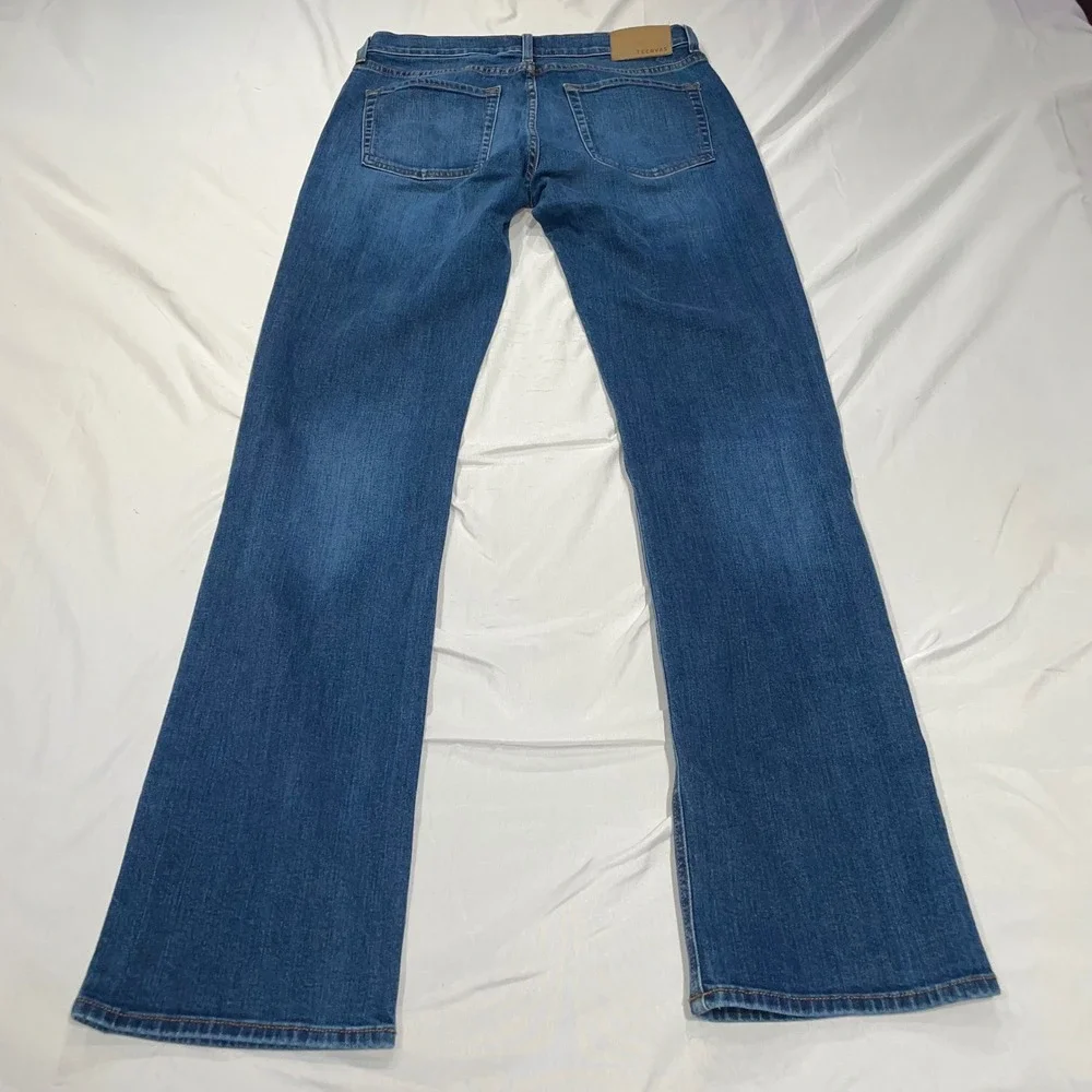 Tecovas Slim Jean Mens 32x34 Medium Blue Italian Denim Made in USA Western